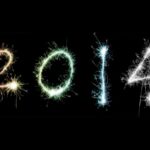 The word 2014 is written with sparklers on a black background at a mental health care facility.