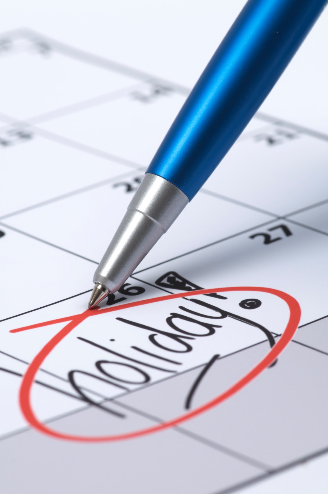 Plan ahead so you don't fall behind. If you know you will have anxiety during the holidays, plan for it.